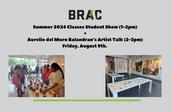 2024 Summer Classes Celebration + Artist Talk
